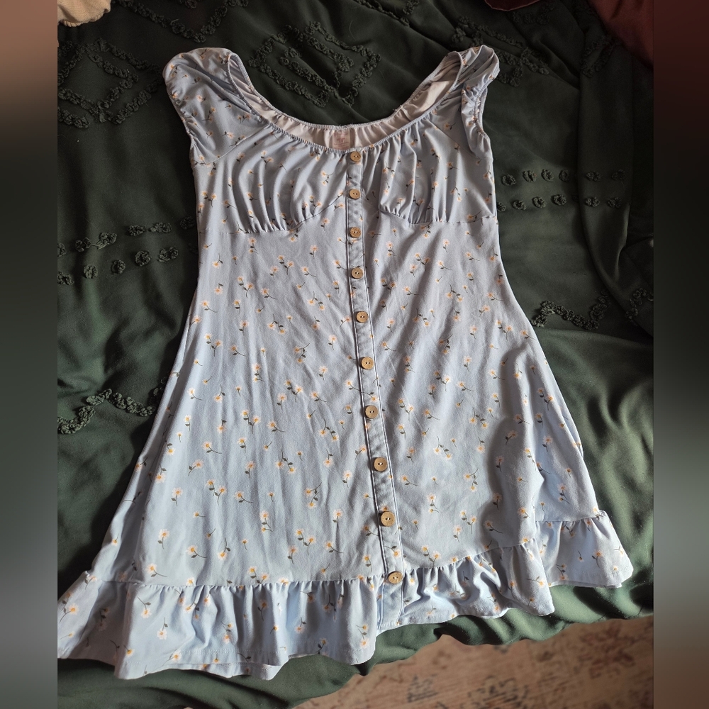 No Boundaries Light Blue Dress